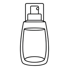 white plastic bottle