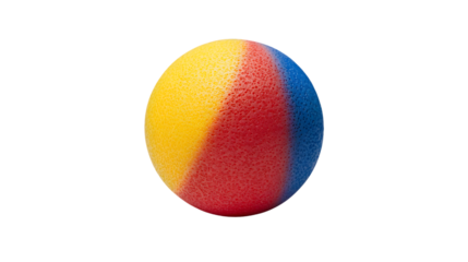 Stress Relief Ball on White Background for Relaxation Therapy and Anxiety Reduction