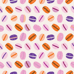 Fototapeta premium Seamless Pastel Macaron Pattern