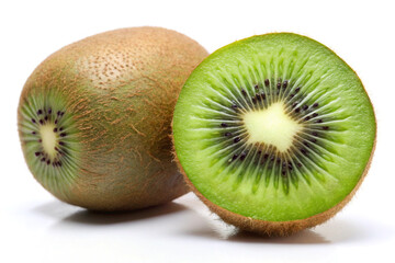 kiwi fruit isolated on white background