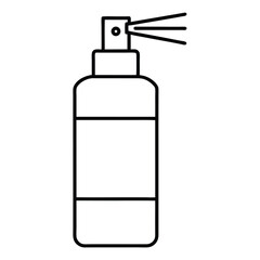 spray bottle isolated on white