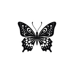 Butterfly Silhouette Vector Illustration