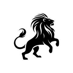 Lion Silhouette Vector Illustration