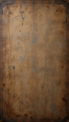 Aged paper texture warm brown tones vertical background. AI Generated