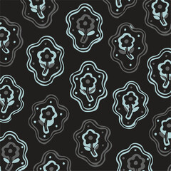 Neutral Colour Abstract Floral seamless pattern design for fashion textiles, graphics, backgrounds and crafts
