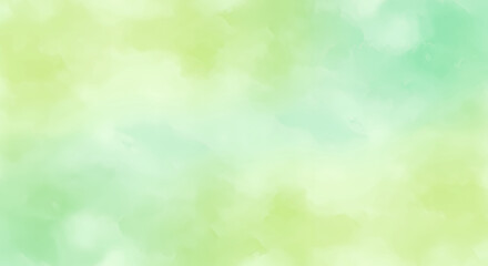 Soft Pastel Green and Yellow Watercolor Background Texture Abstract Spring Summer Design