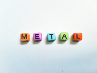 Obraz premium Multi-colored blocks arranged to form the words showcasing the concept.