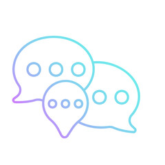 Chat Bubble Gradient
