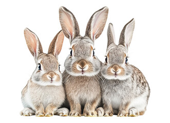 Fototapeta premium Gray Skies Bunny
