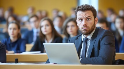 A diverse group of individuals sits around a conference table, actively engaging in a meeting