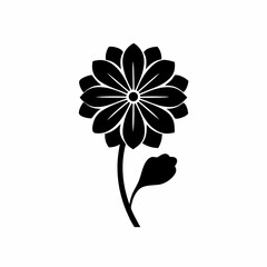 creative details Single flower icon Vector Illustration