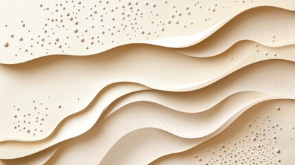 Obraz premium abstract background with soft ecru tones dotted design and eggshell paper texture