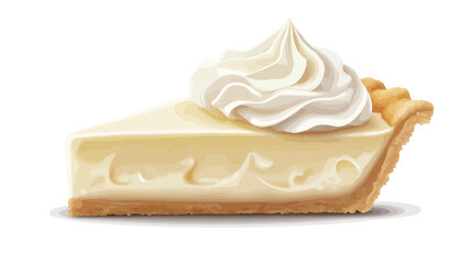 A studio close-up photo of a vanilla cupcake. The cupcake is presented against a pure white background, enhancing its visual appeal. The base of the cupcake is a pale yellow color.