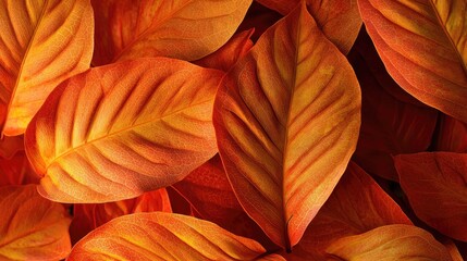 Vibrant autumn leaves create a warm, fall scene.