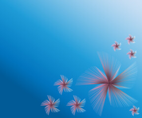 Obraz premium abstract background with flowers