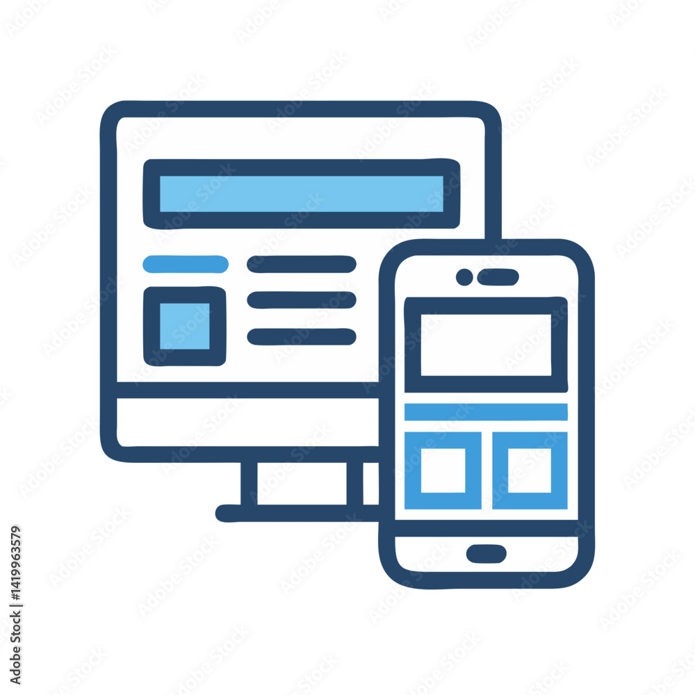 Aufkleber Server Stack Icon Representing Web Hosting Infrastructure and Data Management