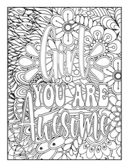 Womens Day Quotes Coloring Pages. hand drawn alphabet