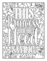 Womens Day Quotes Coloring Pages. hand drawn doodle alphabet