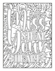 Womens Day Quotes Coloring Pages. hand drawn alphabet