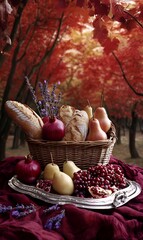 food and autumn