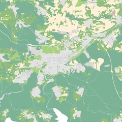 City map of Pforzheim, Germany