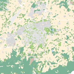 Fototapeta premium City map of Vitoria Gasteiz, Spain