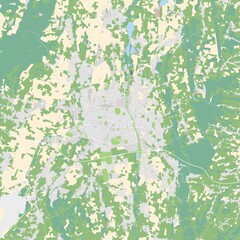 City map of Tarbes, France