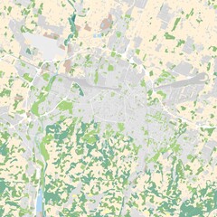 City map of Bologna, Italy