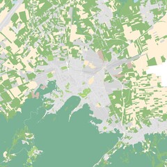Fototapeta premium City map of Brasov, Romania 