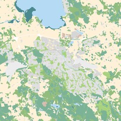 City map of Linkoping, Sweden 