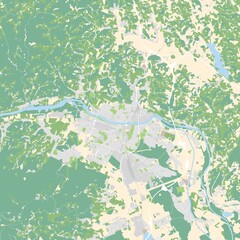 City map of Maribor, Slovenia 