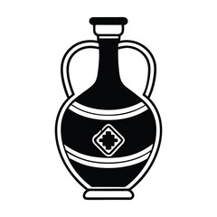 lekythos oil jar commemorating warrior