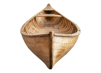 Obraz premium Wooden Canoe Boat