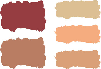 warm colors abstract banners text box brush stoke background