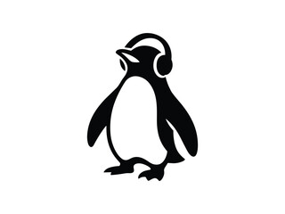 Obraz premium Musical Penguin Fun - Vector Designs
