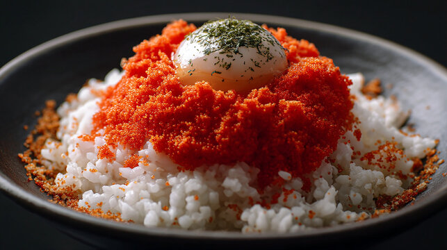 Japanese-style spicy cod roe mentaiko on rice minima