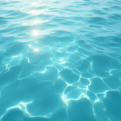 Close-Up of Clear Water with Caustic Light Patterns