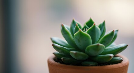 Close-up of a Succulent Plant in a Pot - Photo
