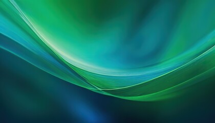 Obraz premium Green and blue wallpaper with a dark blue background and a green background. 