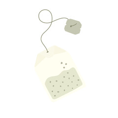 Tea bag vector illustration