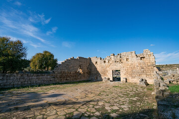 Fototapeta premium Ancient Ruins of Perge in Antalya, Turkey