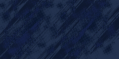 Dots halftone and blue color pattern gradient grunge texture background. Dots pop art comics sport style vector illustration.