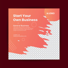 Start your Own business poster design templates