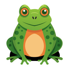 green frog cartoon