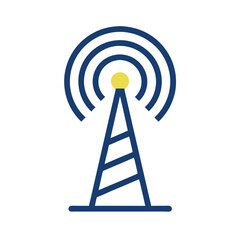 load balancer icon with arrows and servers minimal line