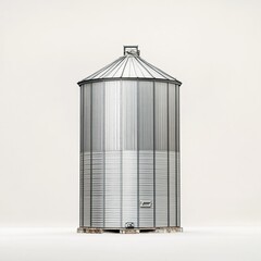 Metal Grain Silo with Farm Storage.