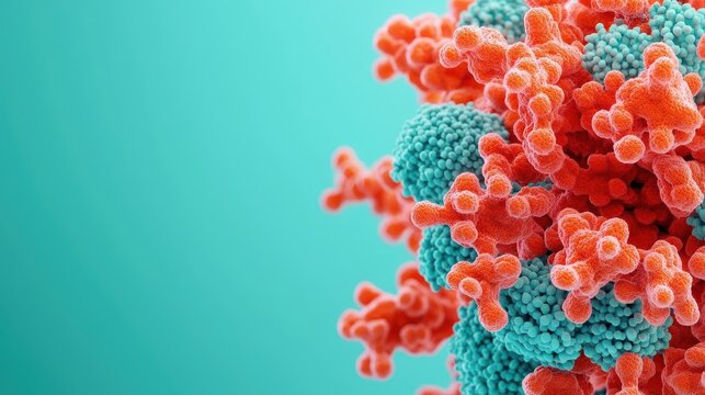 Exploding molecular structure where ribosomes function as catalysts for cellular metabolic balance