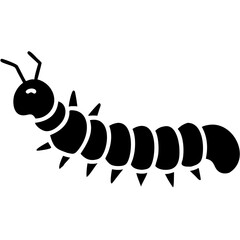 creative details Caterpillar icon vector illustration 
