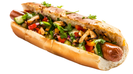 Hotdog hot dog sandwich isolated sausage mustard ketchup food bread american. Hot dog sandwich isolated sausage mustard hotdog ketchup food bread american background plate gourmet white bbq yellow top