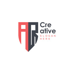 initial monogram letter logo with creative design.